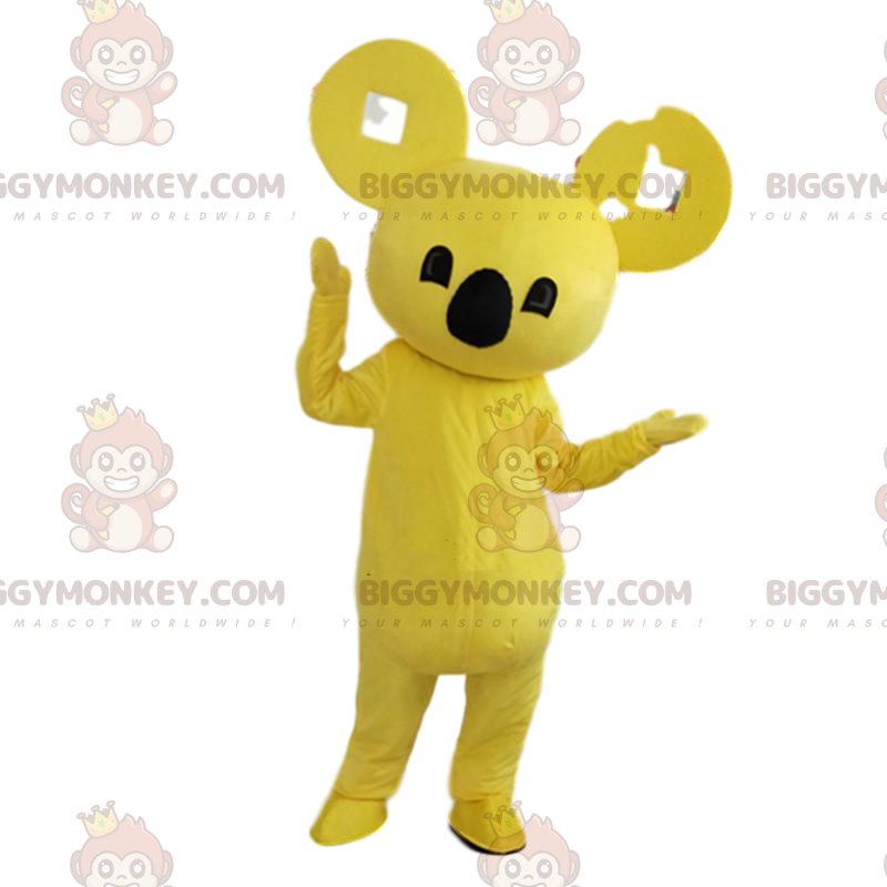 BIGGYMONKEY™ costume mascotte koala giallo, costume esotico