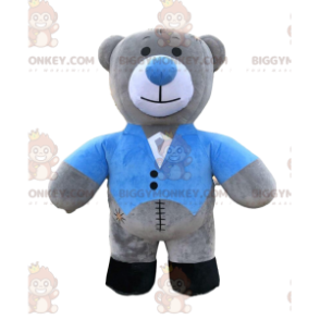 Costume de mascotte BIGGYMONKEY™ de nounours gonflable, costume