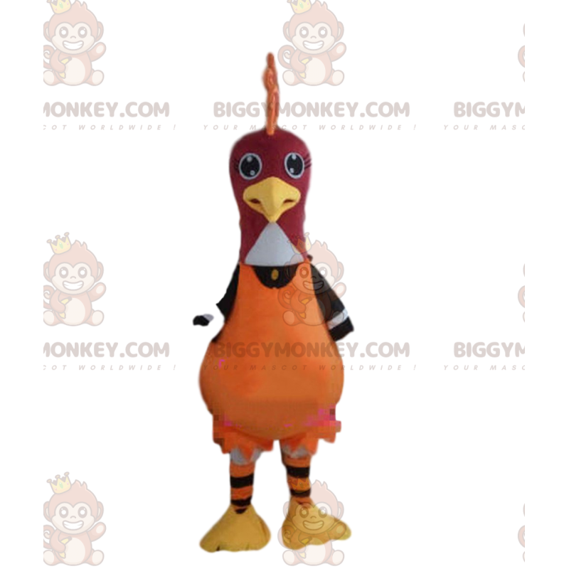 BIGGYMONKEY™ Costume da mascotte Gallo, Tacchino, Costume da