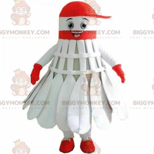 Traje de mascote de peteca de badminton BIGGYMONKEY™, fantasia