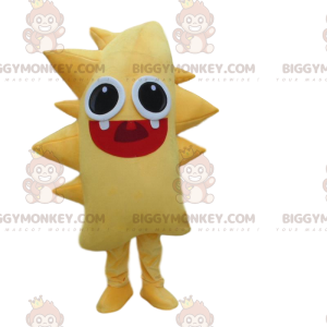 Traje de mascote de monstro amarelo BIGGYMONKEY™, traje de