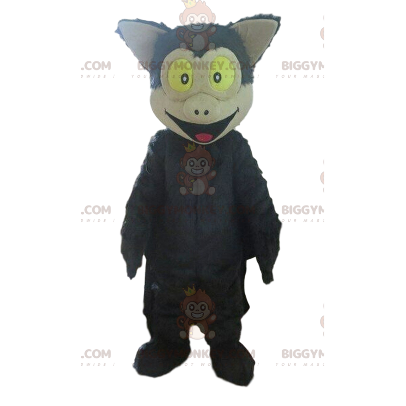 Bat BIGGYMONKEY™ mascot costume, nocturnal animal costume -