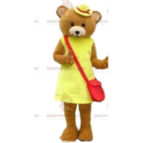 Bamse BIGGYMONKEY™ maskotkostume, bjørnekostume til kvinde