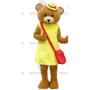 Teddy Bear BIGGYMONKEY™ Mascot Costume, Female Bear Costume