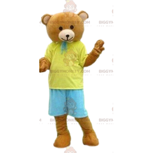 Kostým maskota medvěda BIGGYMONKEY™, kostým medvídka, letní