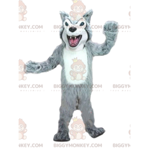 Costume de mascotte BIGGYMONKEY™ de loup, costume de chien