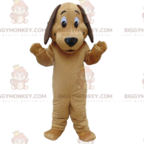 Béžový kostým maskota psa BIGGYMONKEY™, kostým pejska, psí
