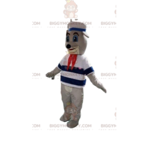 Sea Lion BIGGYMONKEY™ Mascot Costume, Sea Lion Costume, Sailor
