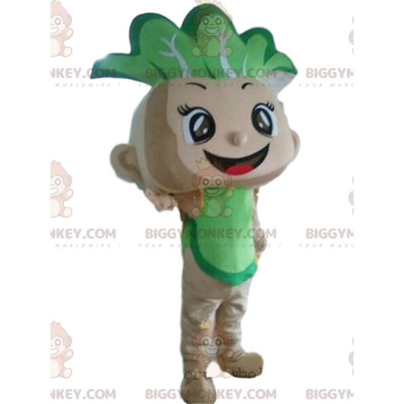 Traje de mascote Cabbage BIGGYMONKEY™, fantasia de bebê