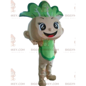 Traje de mascote Cabbage BIGGYMONKEY™, fantasia de bebê