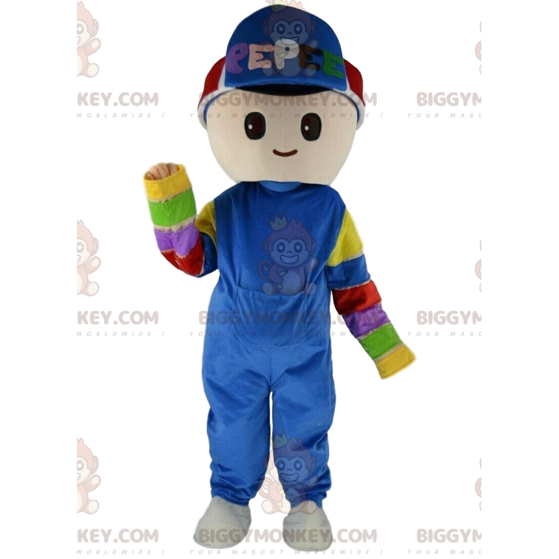 Boy's BIGGYMONKEY™ mascot costume, young man costume, kid's