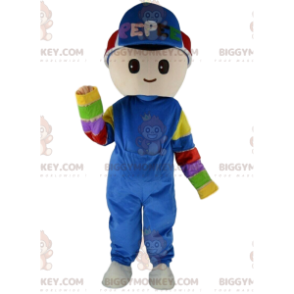 Boy's BIGGYMONKEY™ mascot costume, young man costume, kid's