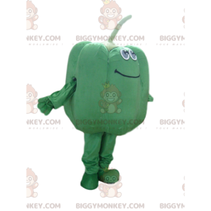 Grön paprika BIGGYMONKEY™ maskotdräkt, grönpepparkostym