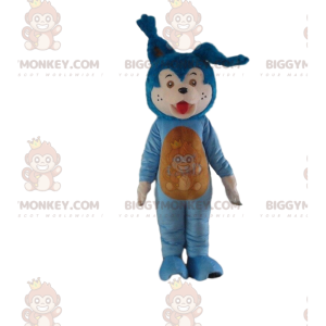 BIGGYMONKEY™ mascottekostuum blauwe kat, konijnenkostuum, blauw