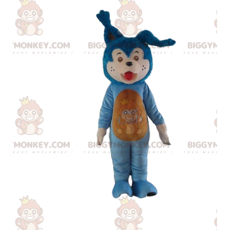Kostium maskotki BIGGYMONKEY™ niebieski kot, kostium króliczka