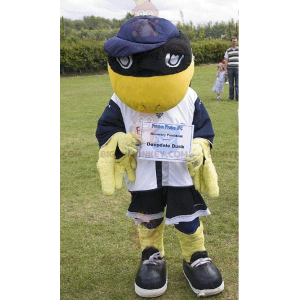 Costume da mascotte Deepdale Duck Yellow and Black Bird