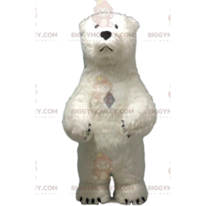 Costume de mascotte BIGGYMONKEY™ d'ours polaire, costume d'ours