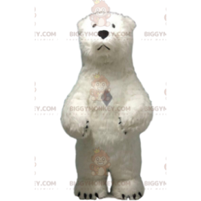 Isbjørn BIGGYMONKEY™ maskot kostume, isbjørn kostume, Grizzly