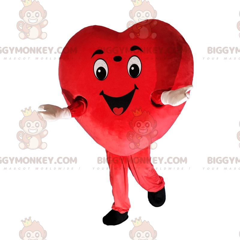 Costume da mascotte cuore gigante BIGGYMONKEY™, costume