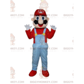 Costume da mascotte BIGGYMONKEY™ di Mario, famoso idraulico dei