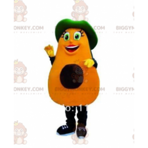 Avocado BIGGYMONKEY™ mascottekostuum, avocadokostuum