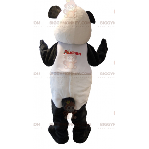 Traje de mascote de panda preto e branco bonito BIGGYMONKEY™ –