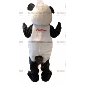 Bonito disfraz de mascota Panda blanco y negro BIGGYMONKEY™ -