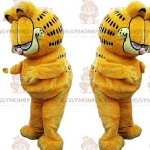 Costume da mascotte del famoso gatto arancione cartone animato