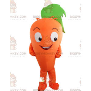 Porkkana BIGGYMONKEY™ maskottiasu, porkkanaasu, kasvispuku -