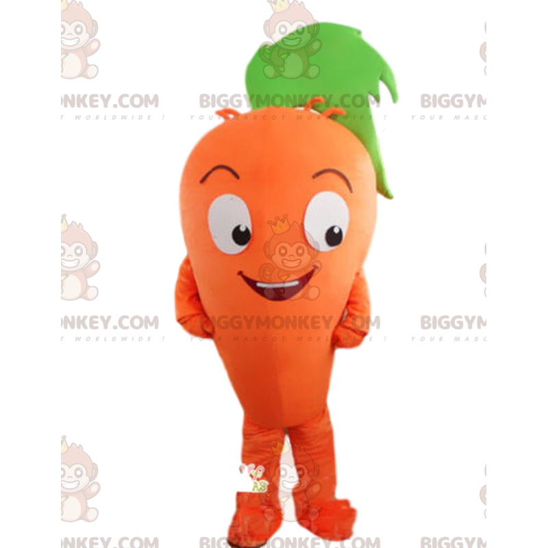 Kostým maskota Carrot BIGGYMONKEY™, kostým mrkve, kostým ze