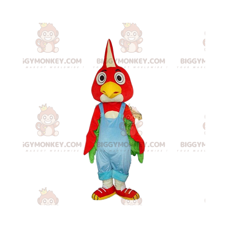 Maskotka czerwony ptak BIGGYMONKEY™, kostium kurczaka, czerwony