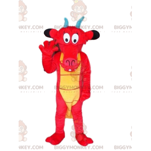 Costume de mascotte BIGGYMONKEY™ de Mushu, le dragon dans