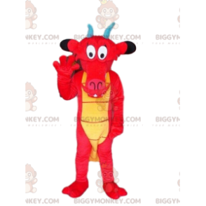BIGGYMONKEY™ costume mascotte di Mushu, il famoso drago di