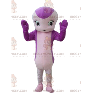 Costume de mascotte BIGGYMONKEY™ de serpent, de créature mauve