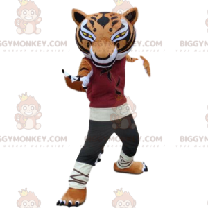 BIGGYMONKEY™ Costume della mascotte della tigre del maestro del