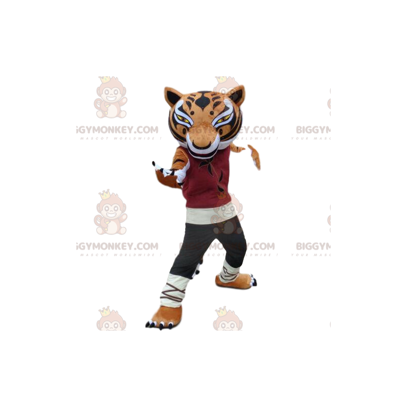 BIGGYMONKEY™ Traje de mascote Master tigresa do filme de anime
