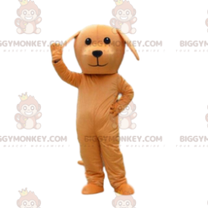 Oranger Hund BIGGYMONKEY™ Maskottchenkostüm, orangefarbenes