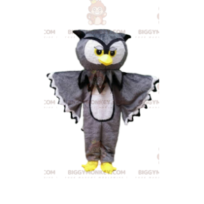 Fantasia de mascote gigante cinza e branca BIGGYMONKEY™