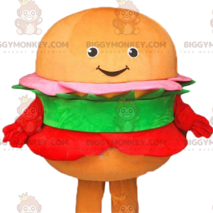 Costume da mascotte Burger BIGGYMONKEY™, costume da fast food