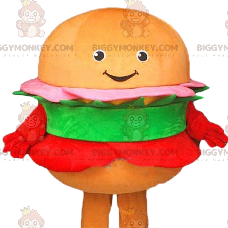 Burger BIGGYMONKEY™ Maskottchen-Kostüm, Fast-Food-Kostüm