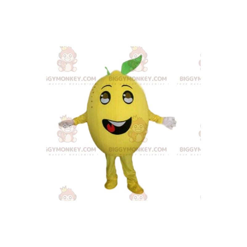 Traje de mascote Lemon BIGGYMONKEY™, fantasia de frutas