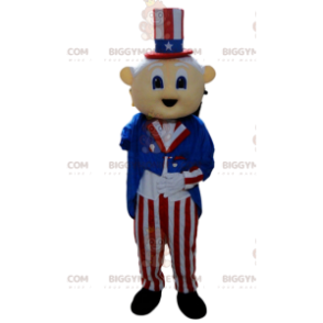 Berömda American Patriot Uncle Sam BIGGYMONKEY™ maskotdräkt -