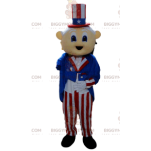 Fato de mascote do famoso patriota americano Tio Sam