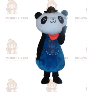 Traje de mascote Panda BIGGYMONKEY™, Traje de ursinho de