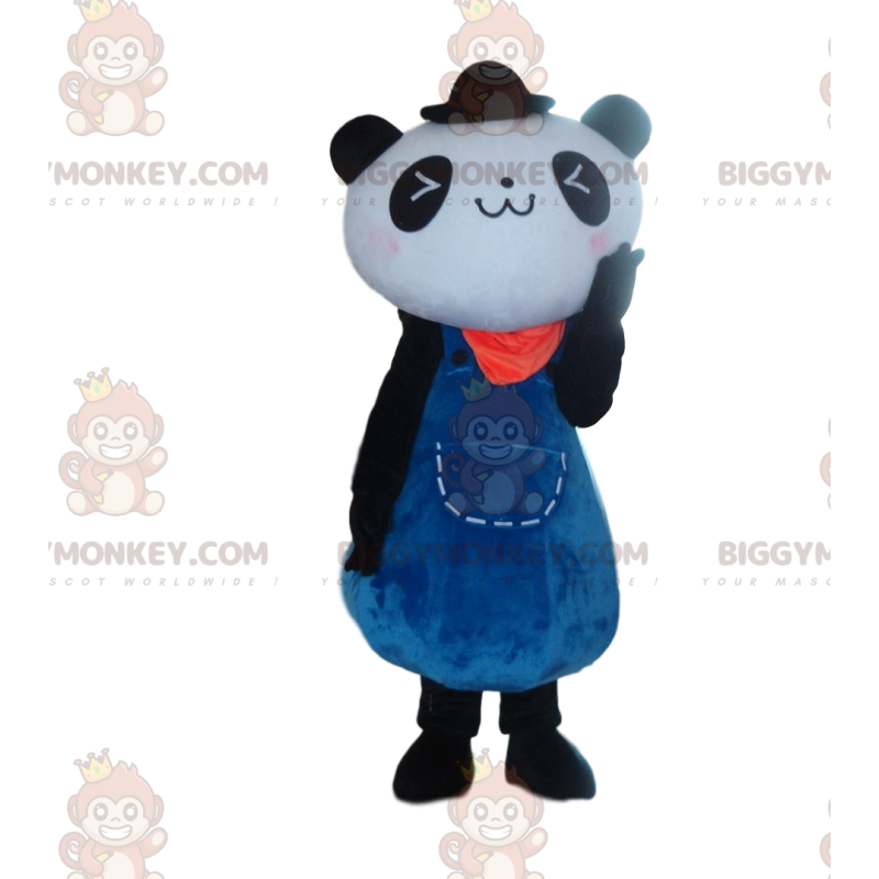 Traje de mascote Panda BIGGYMONKEY™, Traje de ursinho de