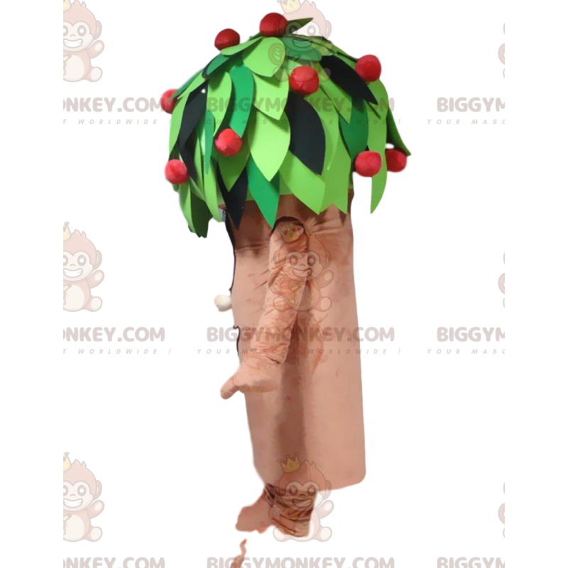 Frugttræ BIGGYMONKEY™ maskot kostume, æbletræ kostume, kæmpe
