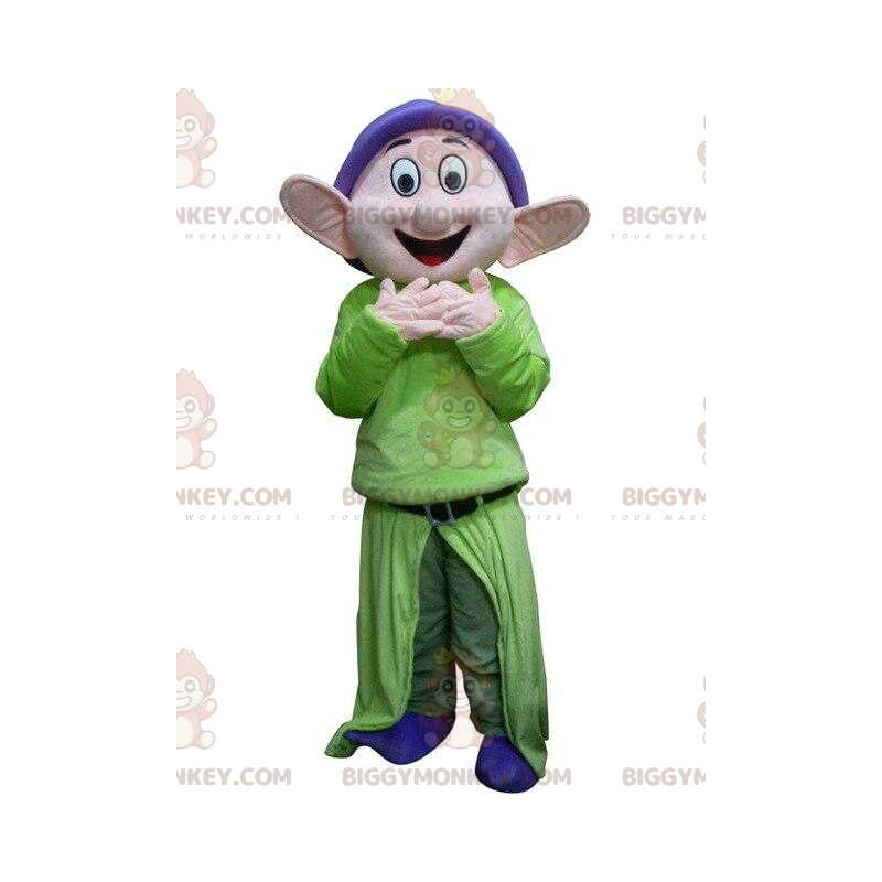 Dopey BIGGYMONKEY™ Mascot Costume from Snow White Sizes L (175-180CM)