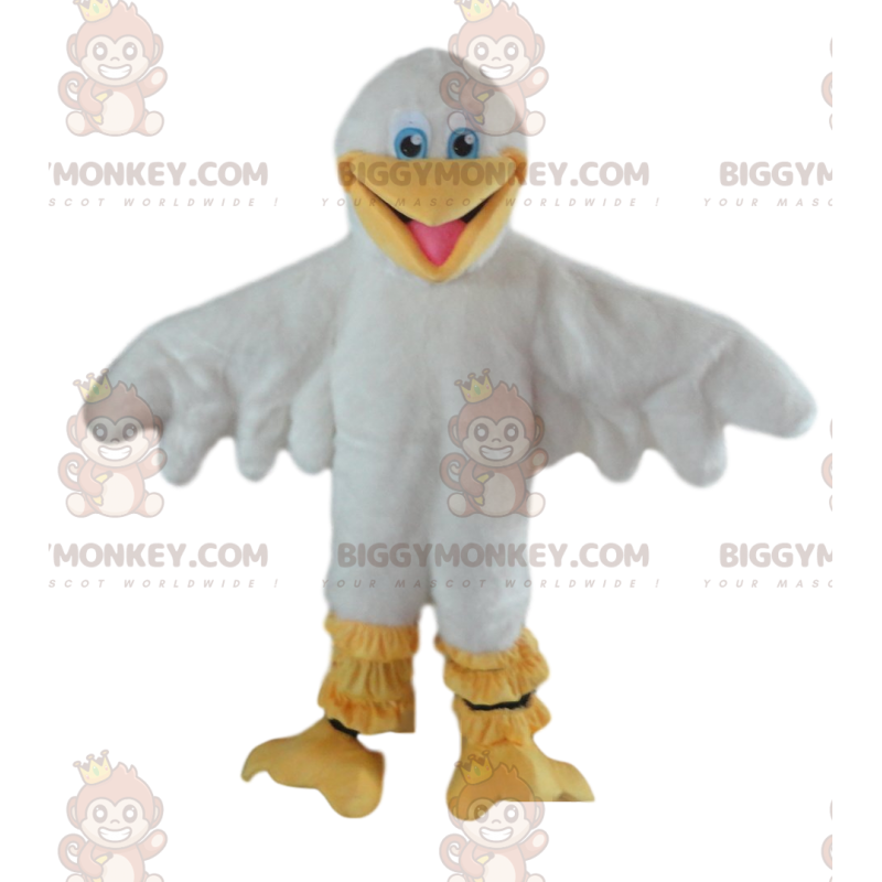 Bird BIGGYMONKEY™ mascot costume, seagull costume, gull fancy