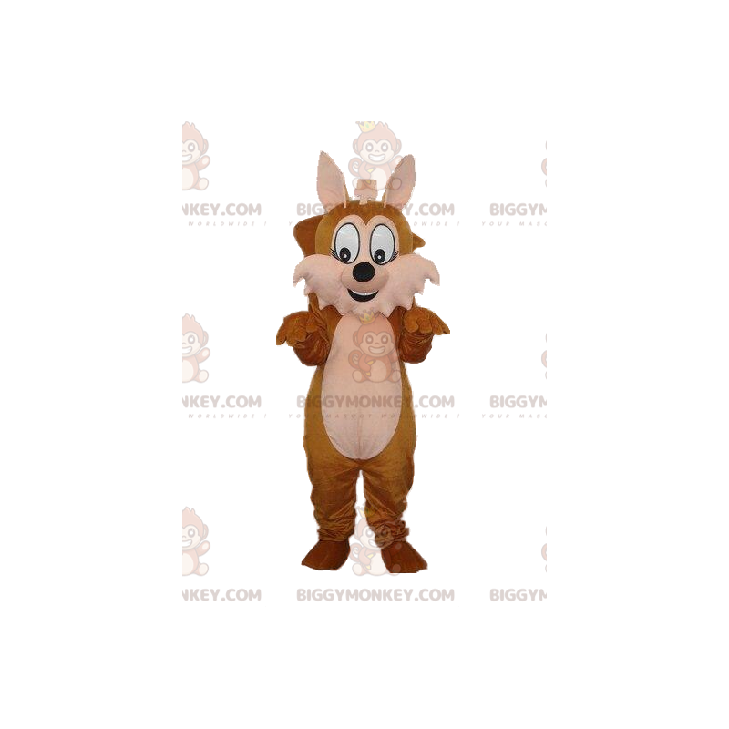 Costume de mascotte BIGGYMONKEY™ de renard marron, costume