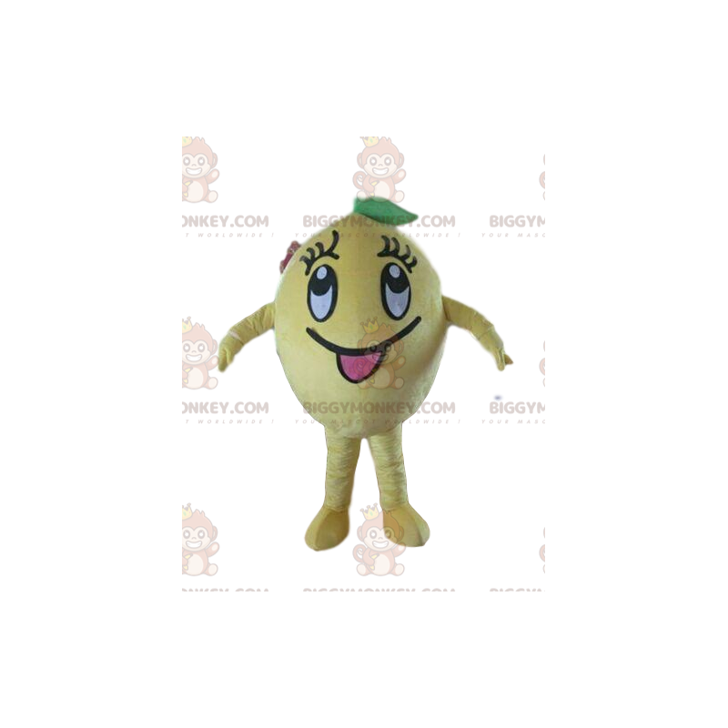 Lemon BIGGYMONKEY™ mascot costume, citrus costume, fruit fancy